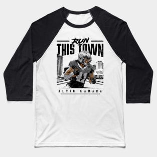 Alvin Kamara New Orleans Run This Town Baseball T-Shirt